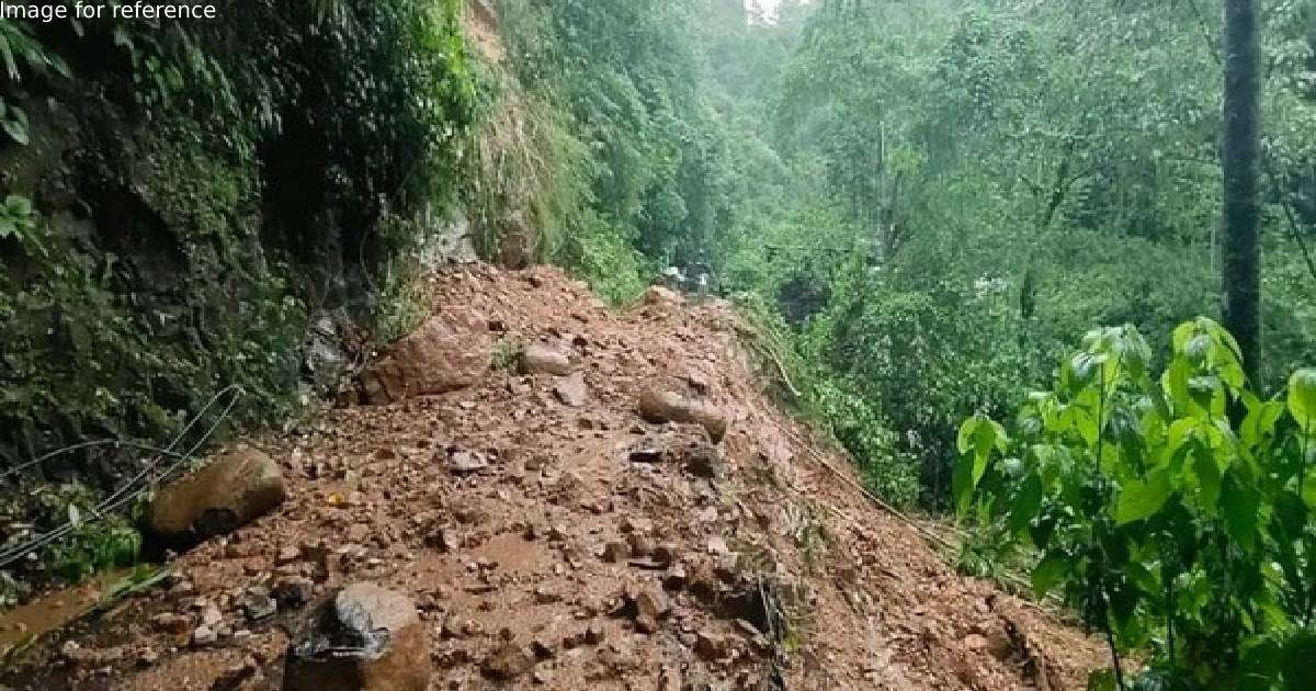 Heavy rainfall triggers landslide in Meghalaya's West Jaintia Hills